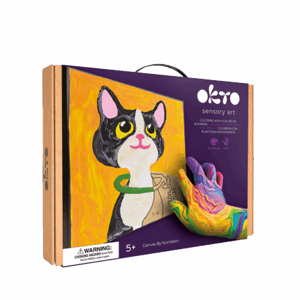 3d painting cat okto ζωγραφική με πηλό